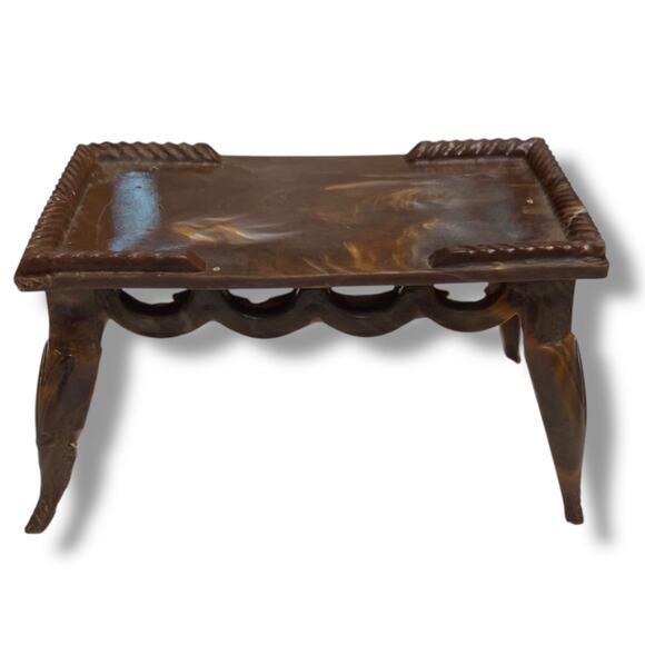 1950s Renewal Dollhouse Miniature Coffee Table 1:12 Scale Plastic - Picture 1 of 7